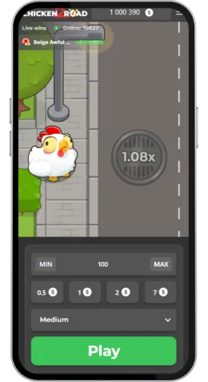 Chicken at the Starting Point