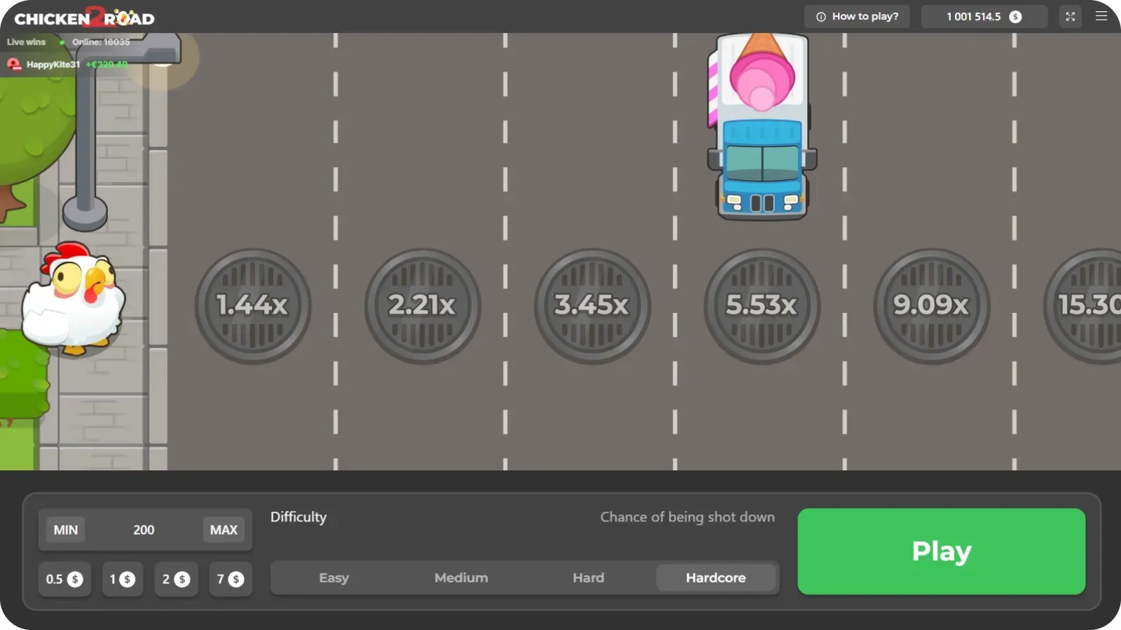 New visual design in Chicken Road 2 game