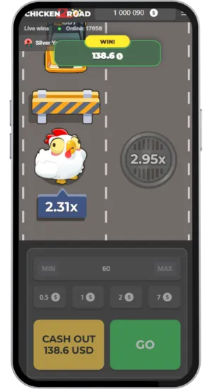 Pollo che ottiene una grande vincita